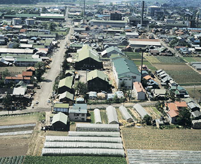 Panoramic view of the company (around 1970)